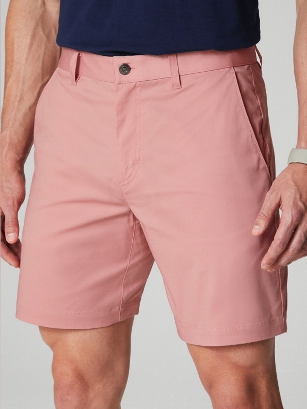 (B5) NWT Fabletics Men's High-Waisted Stretch Chino Shorts, Size 35